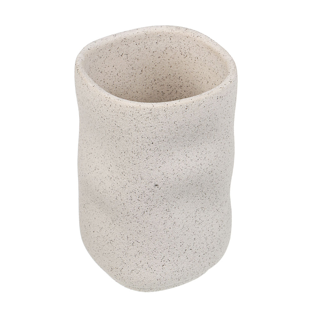 Стакан для ванной комнаты тм VETTA Верона, керамогранит, белый, 7,7x7,7x11,8 см - #2