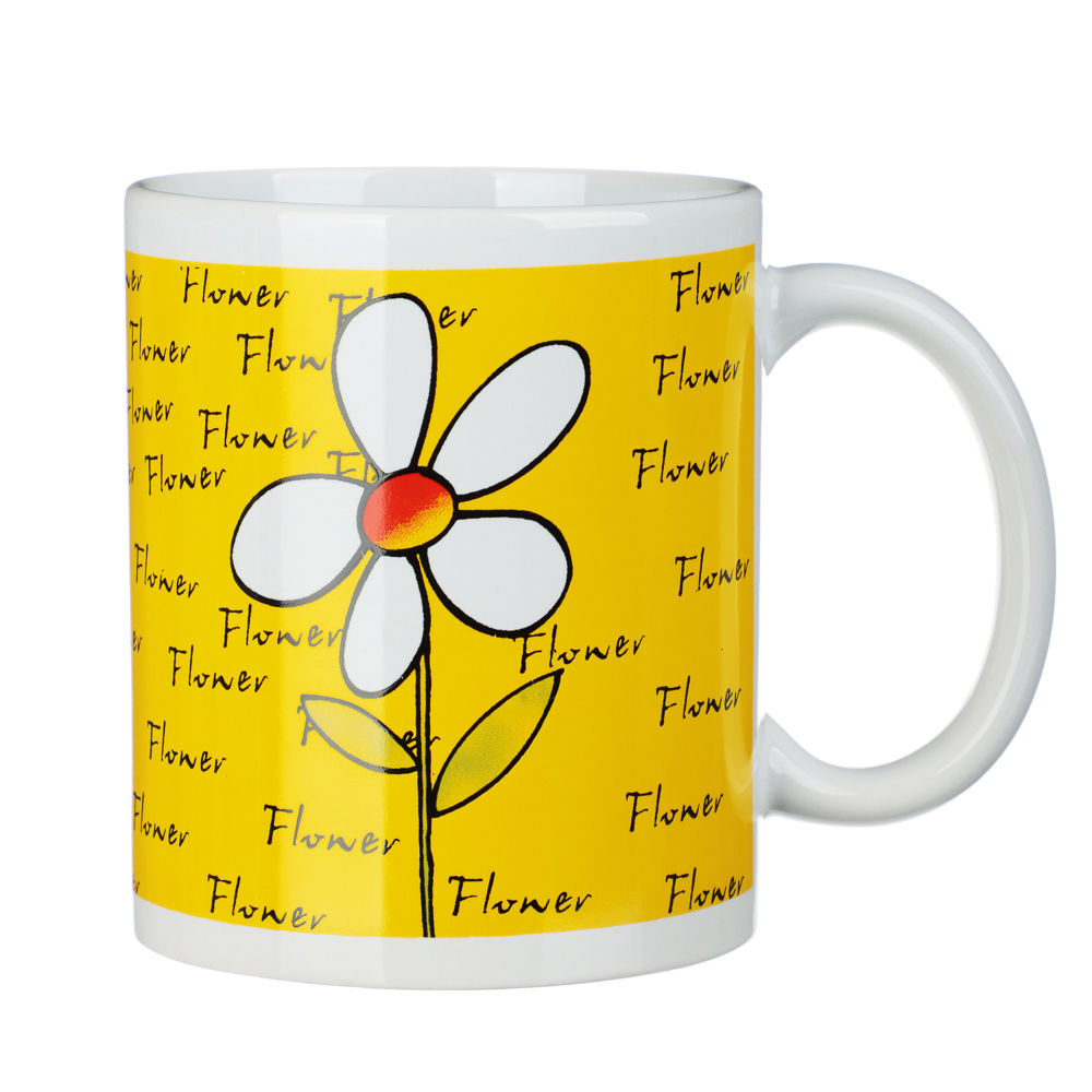 MILLIMI Кружка Цветок, 320мл, фарфор, 4 дизайна - #2