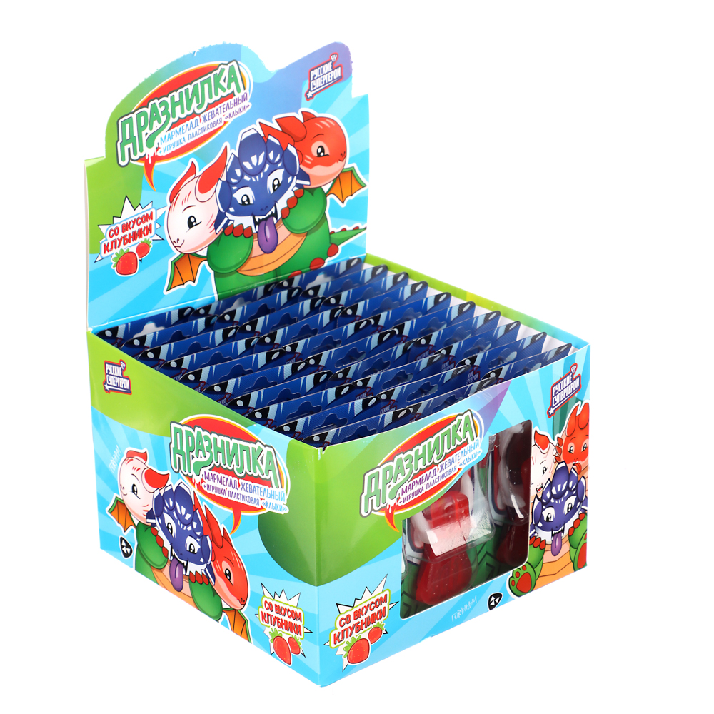 BY Русские Супергерои Мармелад в виде языка с игрушкой челюсти 5.5 гр. - #3