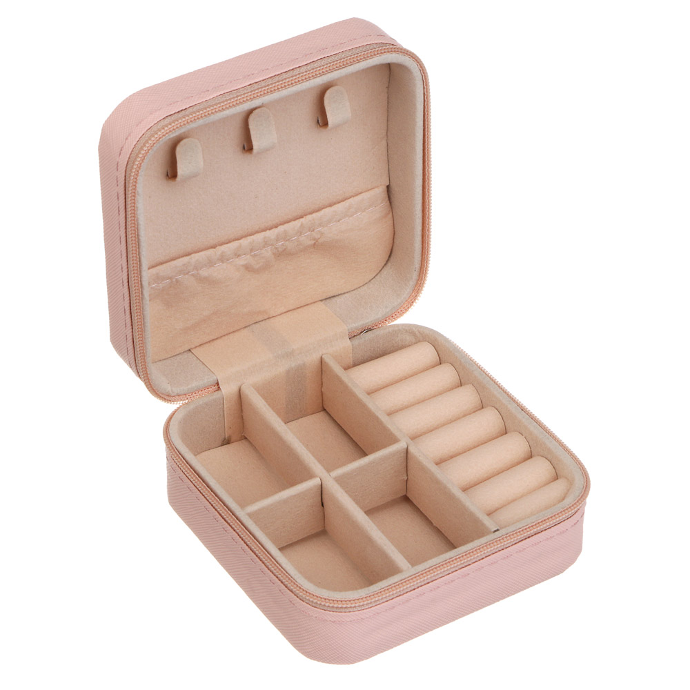 Шкатулка для украшений, 9,5x9,5x5 см, ПВХ, 5 цветов - #4