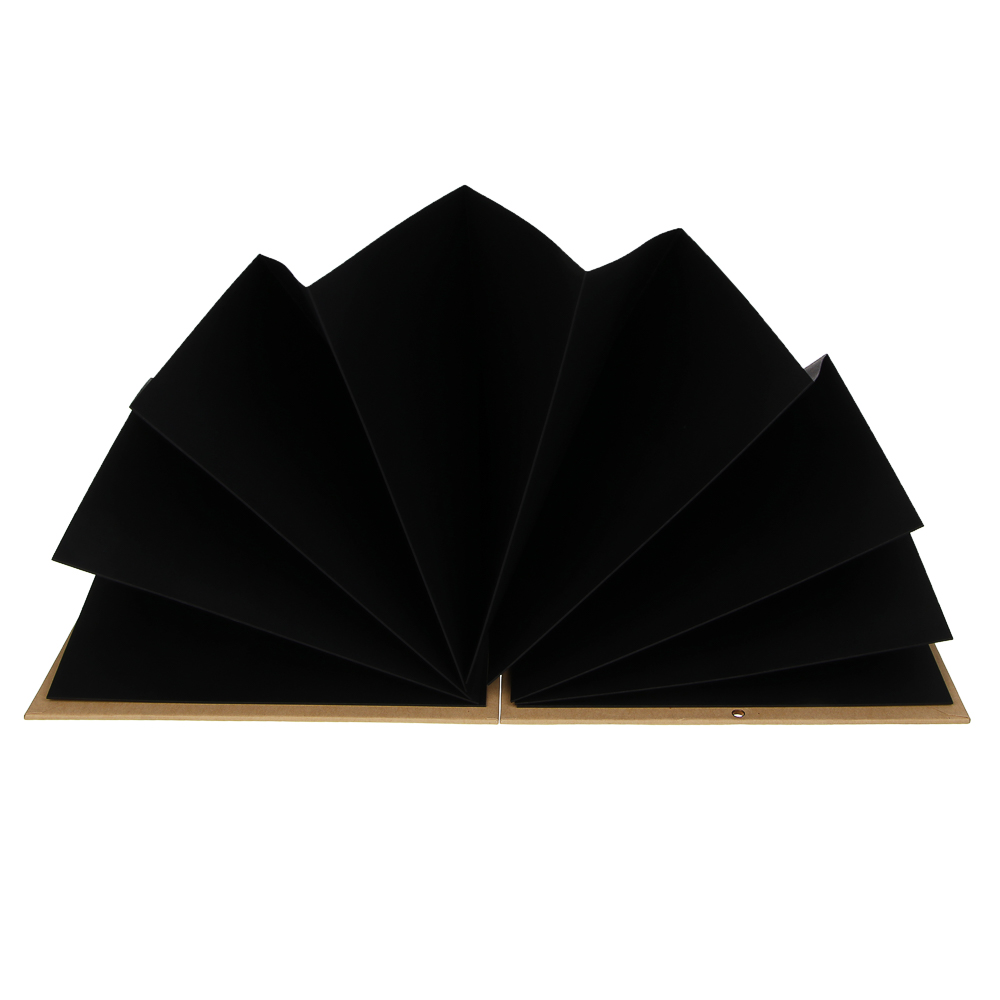 Фотоальбом складной с наклейками-уголками, 34 страницы, 15x21x1,5 см, картон - #5