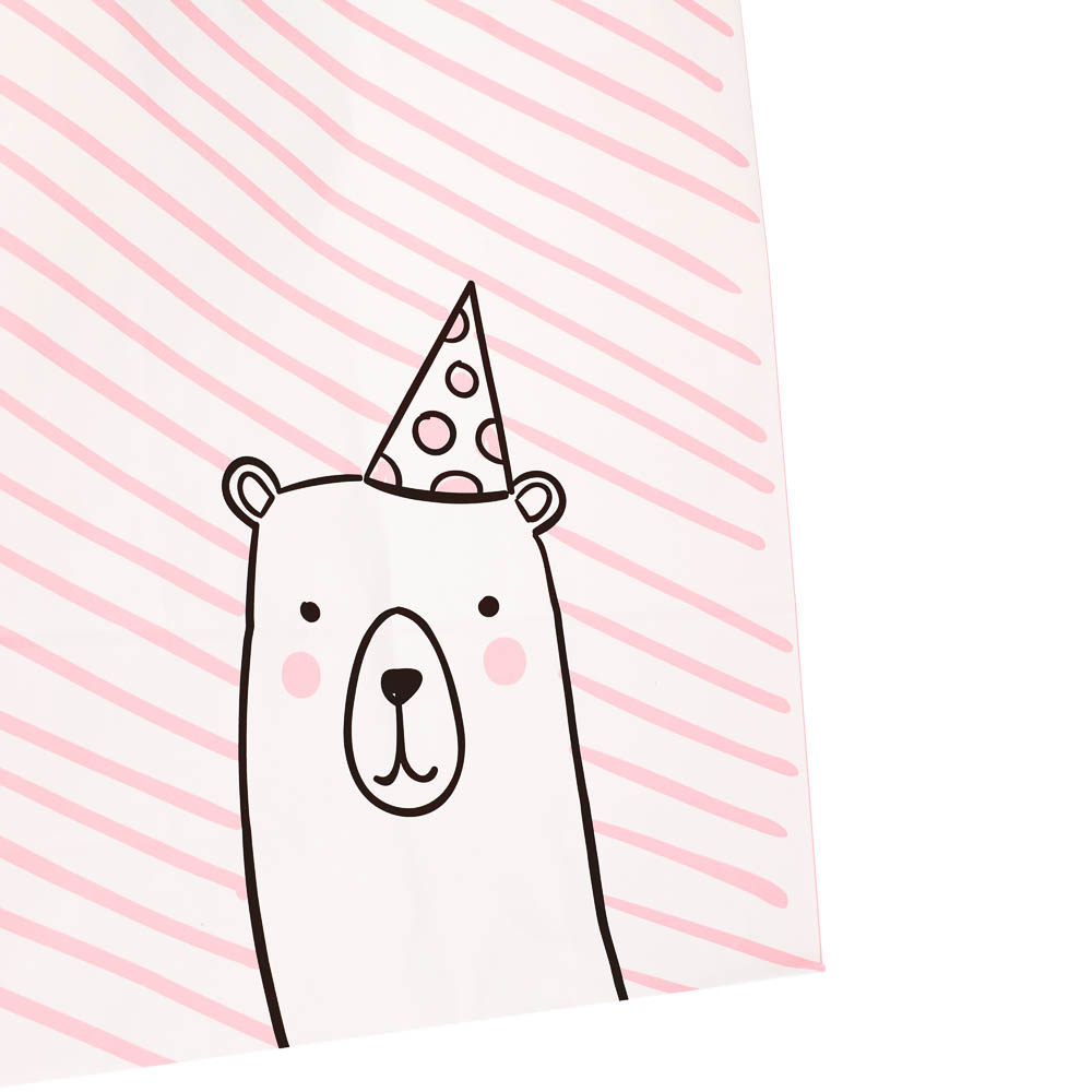 Пакет подарочный с кручеными ручками 24x10,5x32 см, "Мишка" - #3