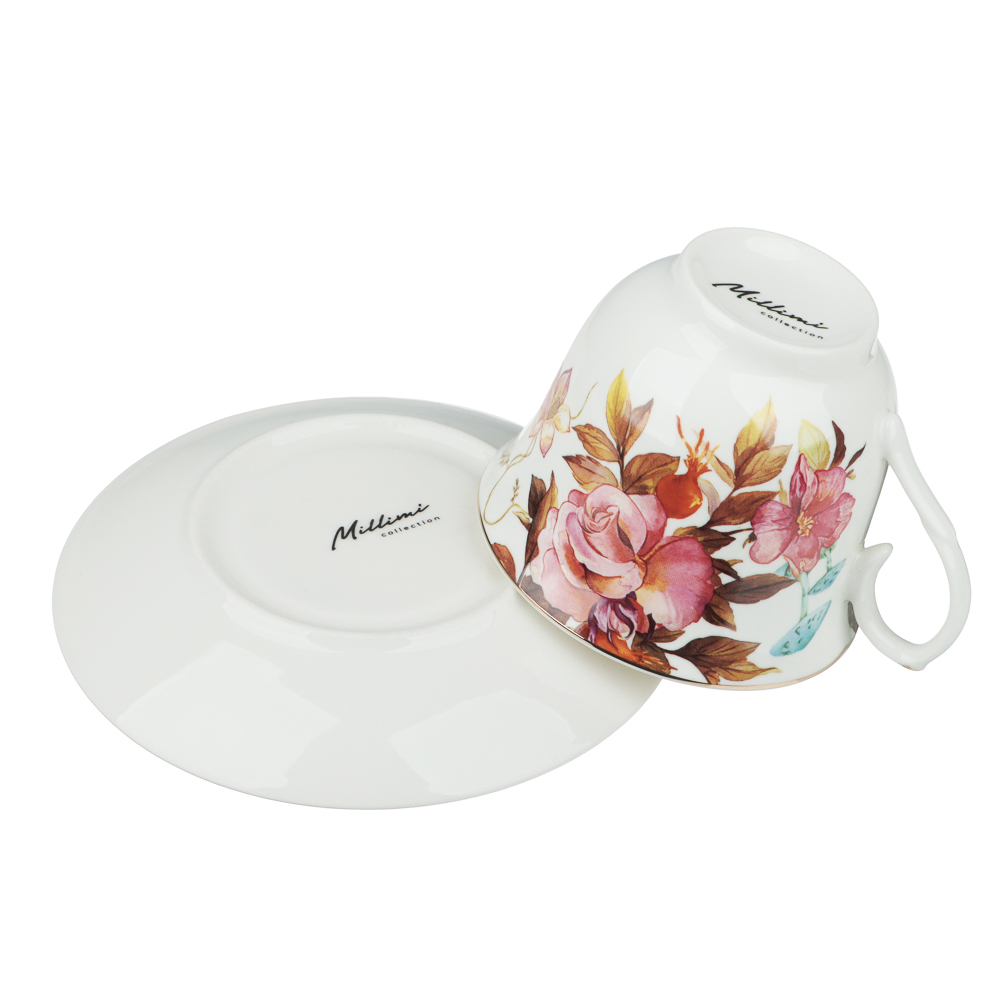 Набор чайный 4 пр., 225мл, MILLIMI, Джина, фарфор - #8