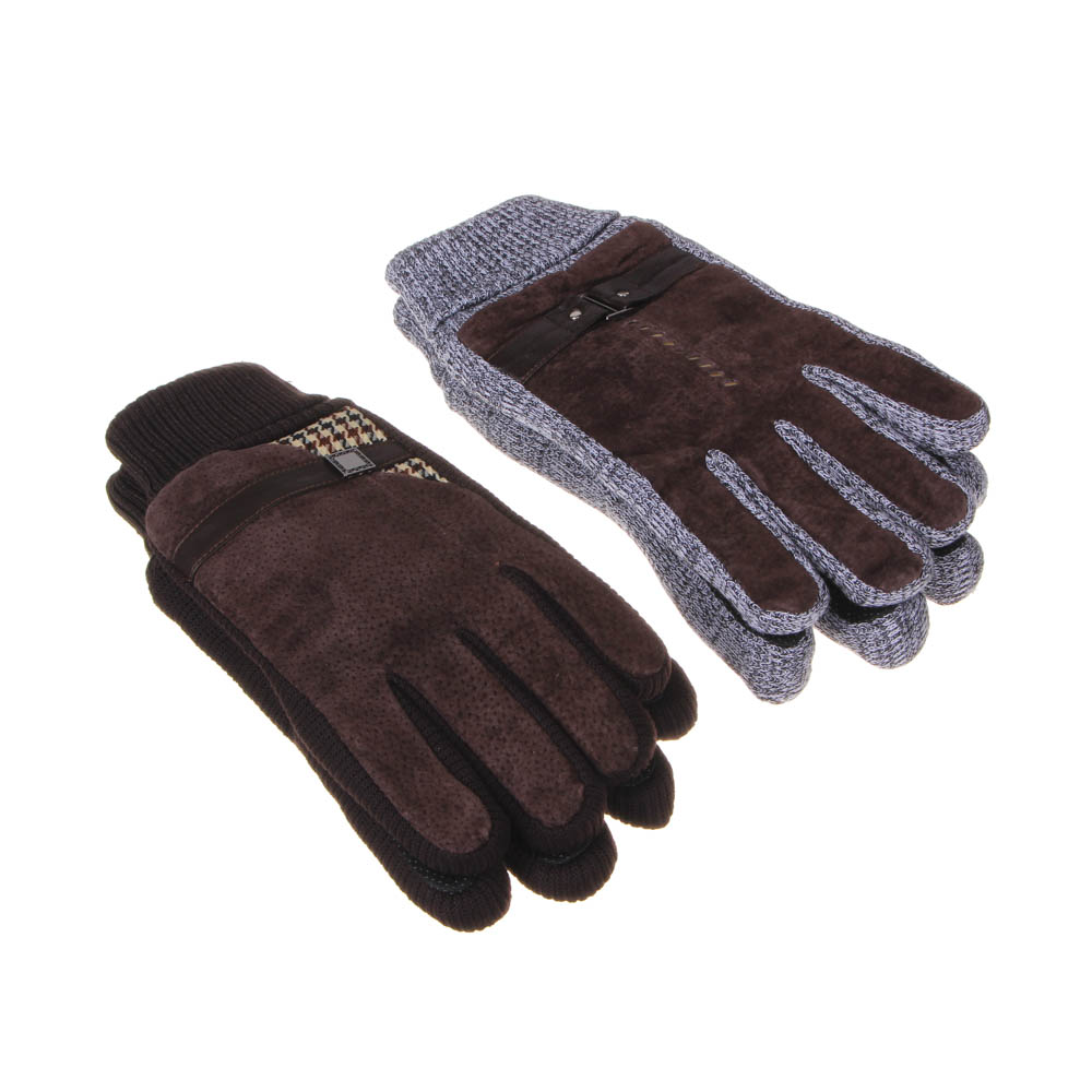 GALANTE Перчатки мужские утепленные, р 22-24, 2 дизайна, ОЗ21-28 - #6