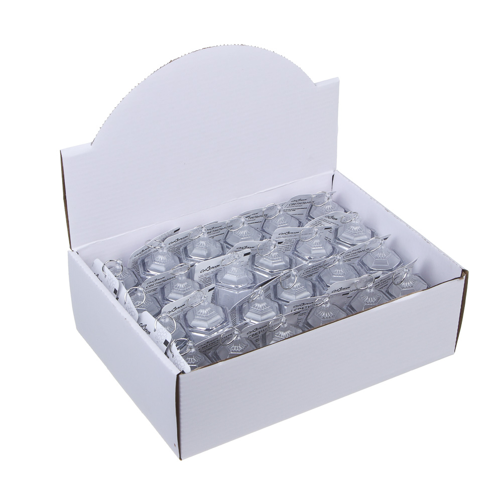 СНОУ БУМ Светильник декоративный LED в виде фонаря, 4,5x7,8см, PS, 3хAG10, 1 режим - #6