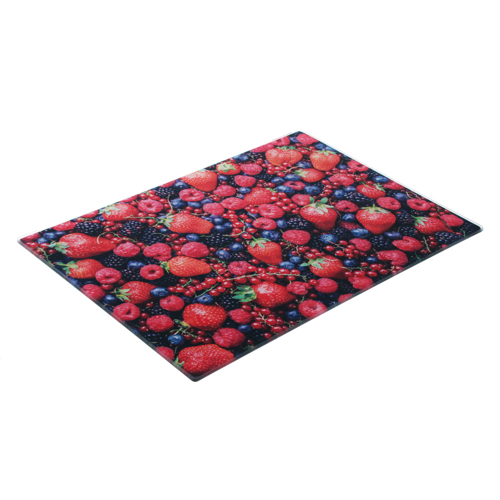 VETTA Ягодный микс Доска разделочная стеклянная, 20х30х0,4см, 2 дизайна - #3