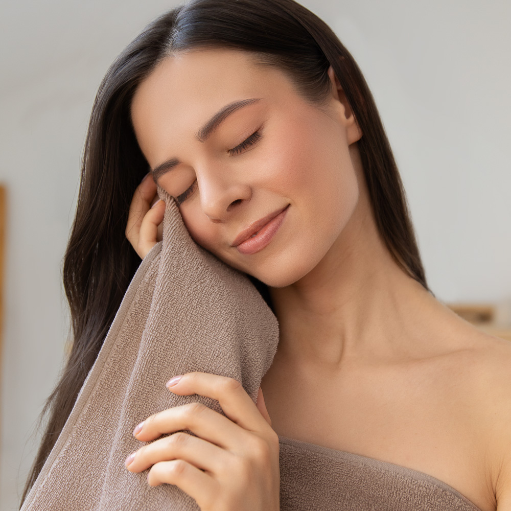 PROVANCE Марисса Комплект полотенец махровых, 100% хлопок, 30х50, 50х90, 70х130, 400г/м, бежевый - #8