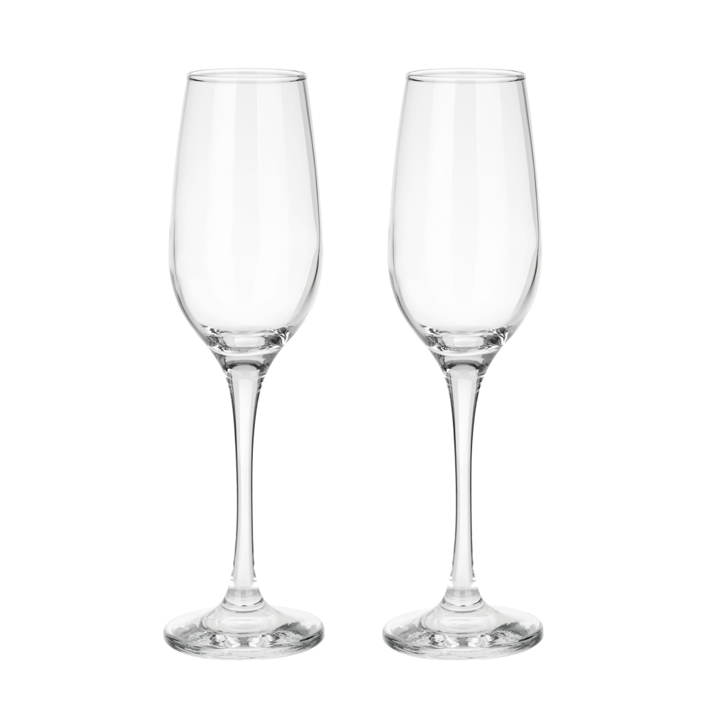 PASABAHCE Амбер Набор бокалов для шампанского 2шт 200мл, стекло, арт. 440295B - #1