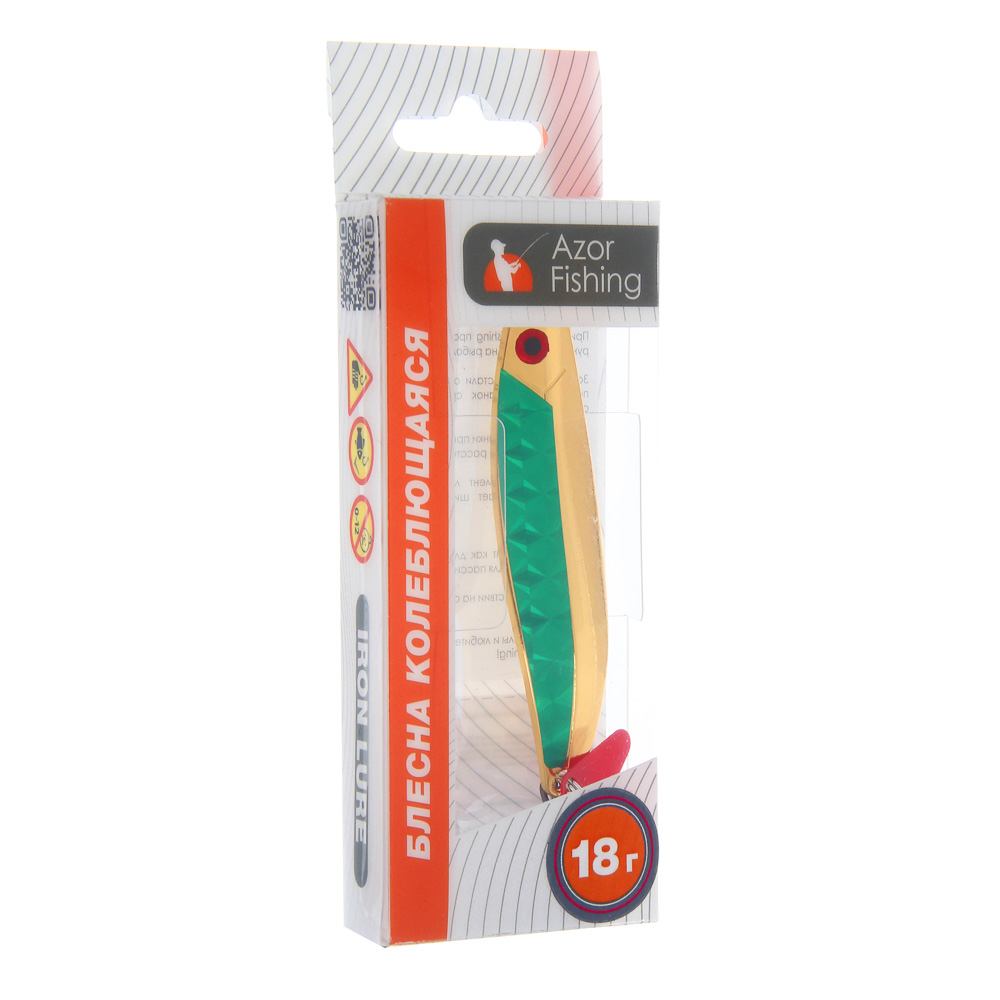 Блесна колеблющаяся тм AZOR FISHING, 70мм, 18гр - #5