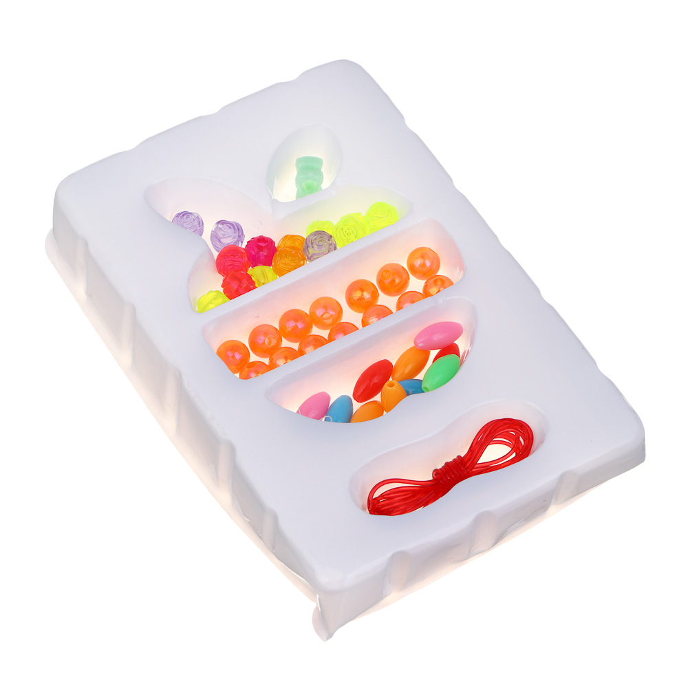 ХОББИХИТ Набор для творчества "Браслетики", 30-38 элементов, PS, 9х16х2см, 3 дизайна - #5