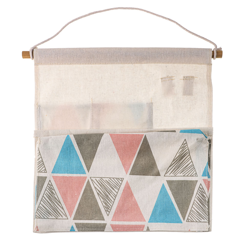 VETTA Барселона Кофр подвесной настенный, 5 объемных карманов, 2 крючка, текстиль, 34х55см,4 дизайна - #15