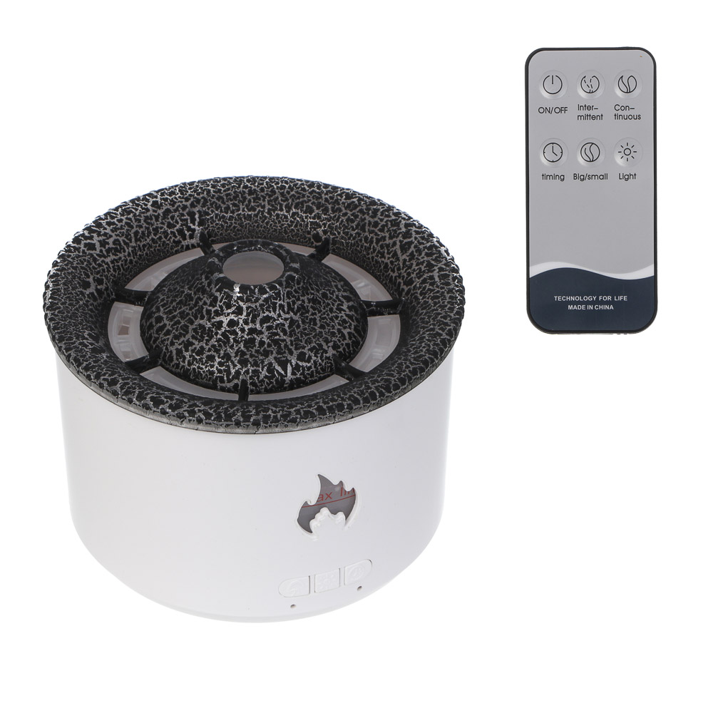 LEBEN Увлажнитель воздуха "Вулкан", 300мл, подсветка, 14x14x11см, 12Вт, 220в - #1