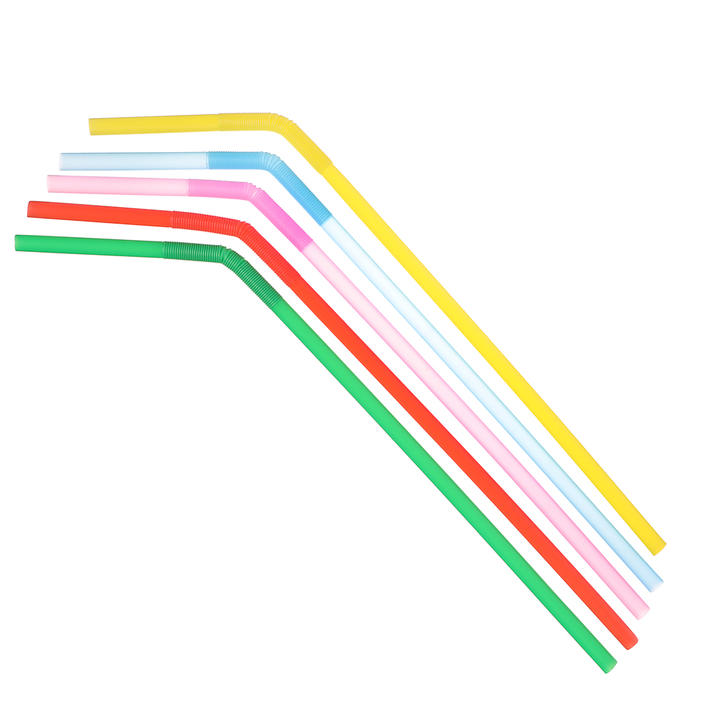 PATERRA Трубочки для напитков 20шт, "Фантазия", с длинным изгибом, 401-769 - #1