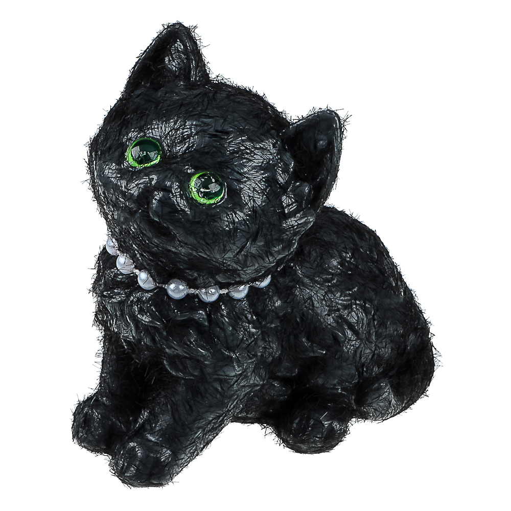 Игрушка Сквиш антистресс "Котик с милыми глазками", TPR, 13х15х4,5см, 2 дизайна - #2