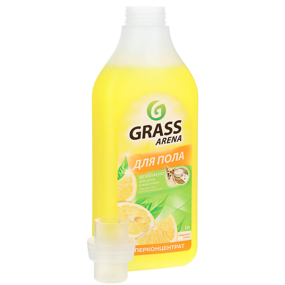 Средство для пола моющее Grass Arena Бодрящий Лимон, 1л - #3