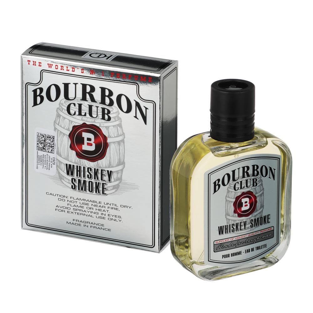 Туалетная вода мужская "Bourbon Club Whiskey Smoke", 95 мл - #1