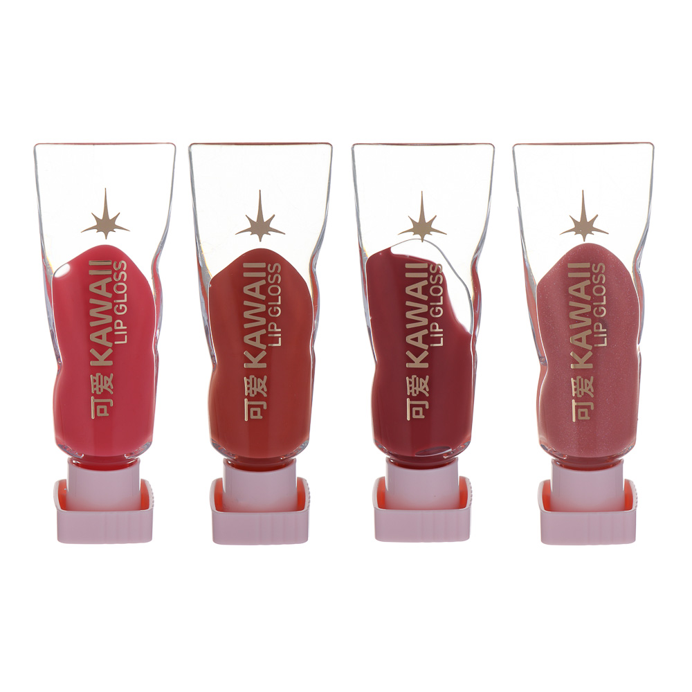 BY Русские Супергерои Заря Каваи Блеск для губ глянцевый, 4,5 мл, 4 тона - #1