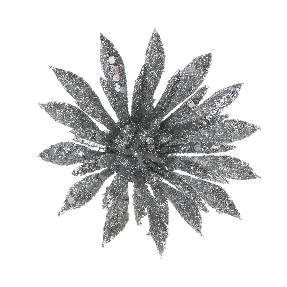 СНОУ БУМ Цветы на проволоке 8x8 см 3 шт - #3