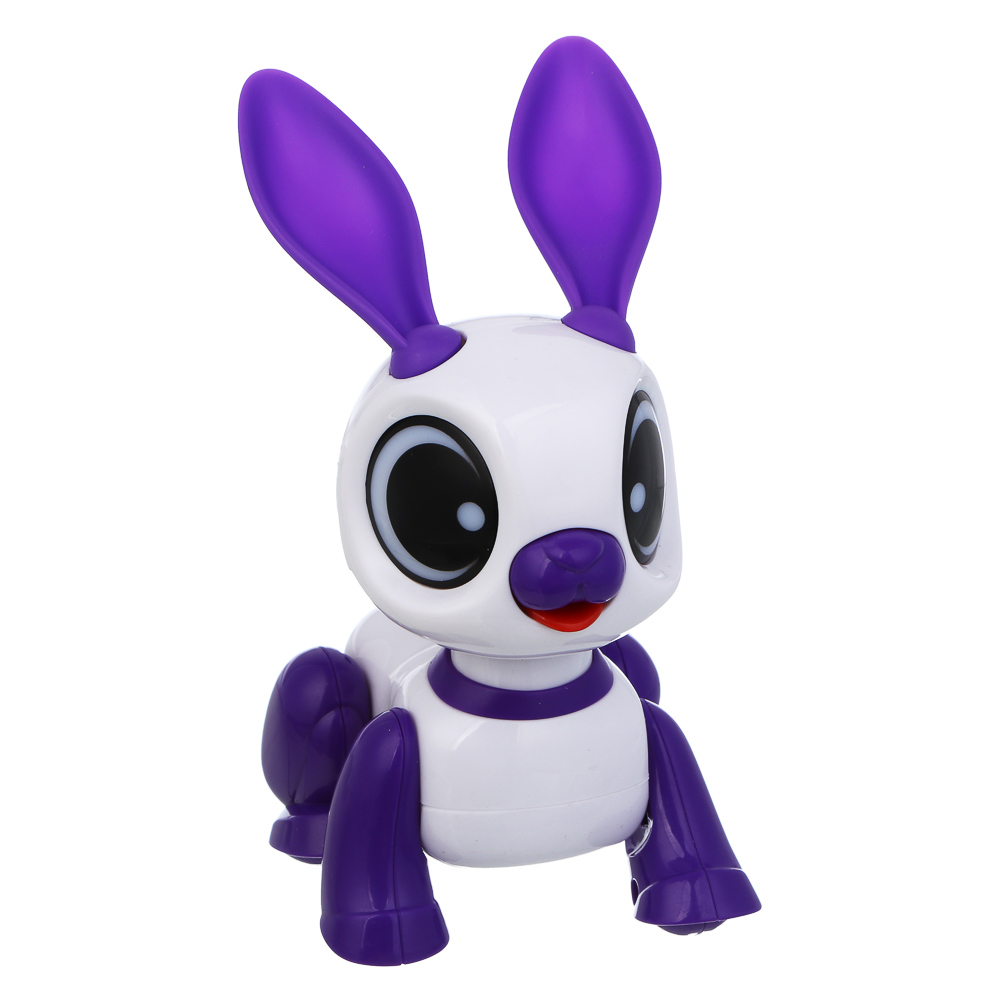 ИГРОЛЕНД Игрушка "Интерактивный питомец" зайчик, ABS, звук, свет, движ., 2хAAA, 12,5х8х13,5 см - #4