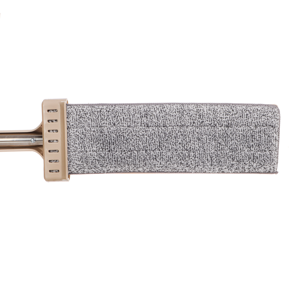 VETTA Швабра 360° с вертикальным отжимом и доп.насадкой 35 см, 120 см нерж.сталь пластик - #5