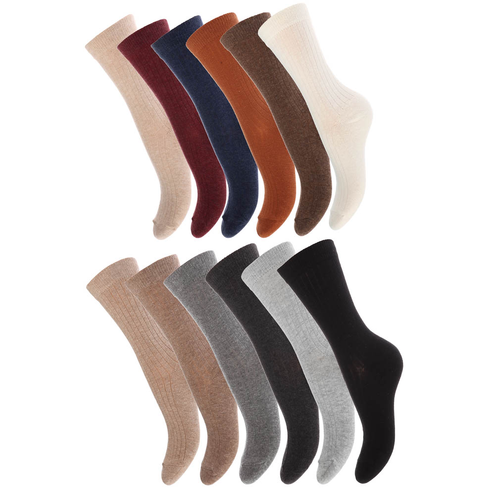 Носки женские классические "лапша", тм RS, 73% хл, 25% п/э, 2% спандекс, р. 36-39, RSS - #1