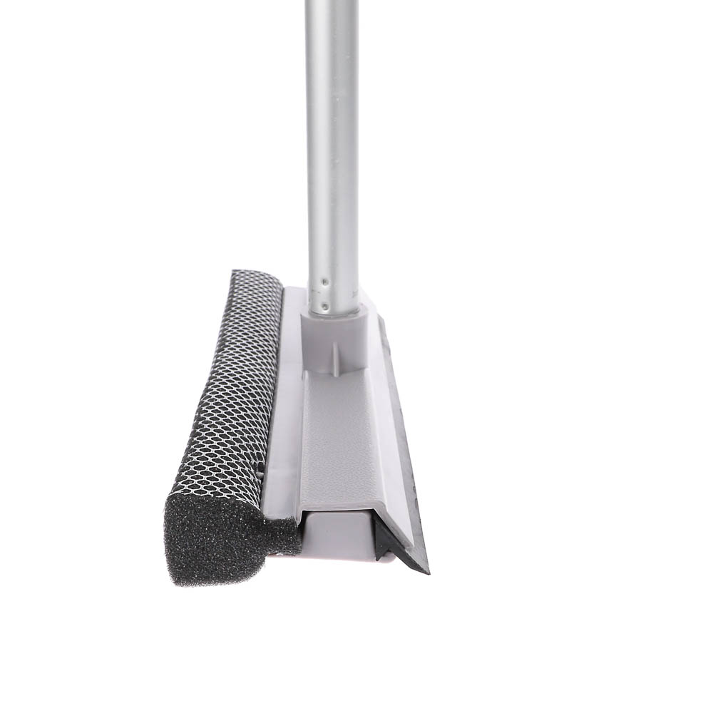 Окномойка тм VETTA, телескоп. ручка 65-111см, алюминий, водосгон ТПР 25см, поролон, цвет серый - #5