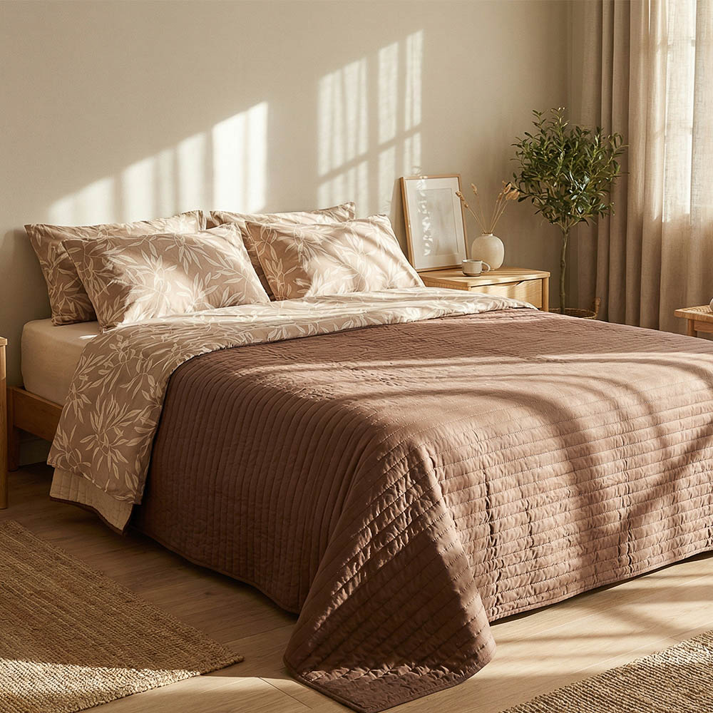 PROVANCE Мосс Покрывало стеганое двустороннее 180х200см, 100% полиэстер, 2 цвета - #8