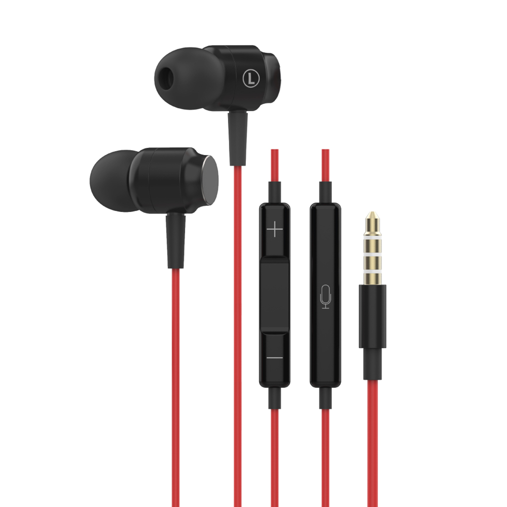 Наушники проводные внутриканальные с микрофоном BY HiFi, 10мм, jack 3.5мм, 120см, чёрный - #1