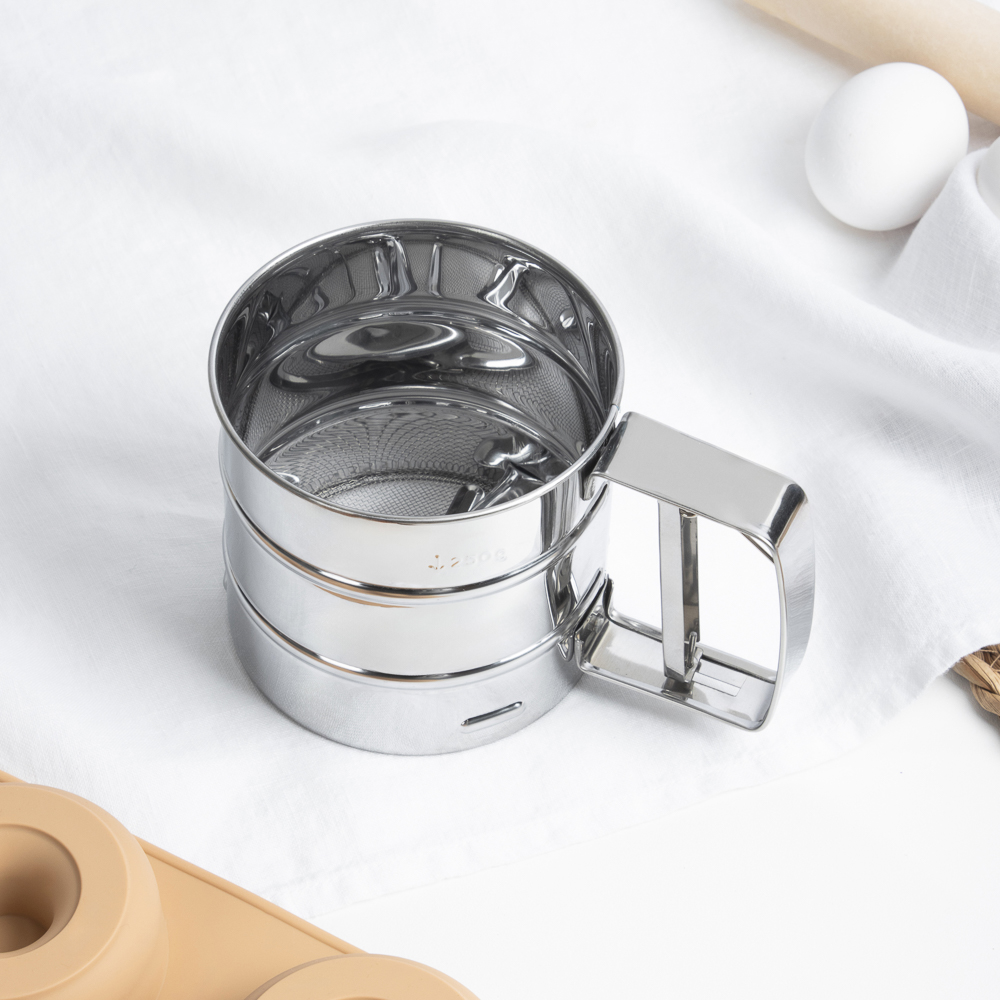 VETTA Кружка-сито для просеивания муки, d10см, объем 375гр, нерж.сталь - #7