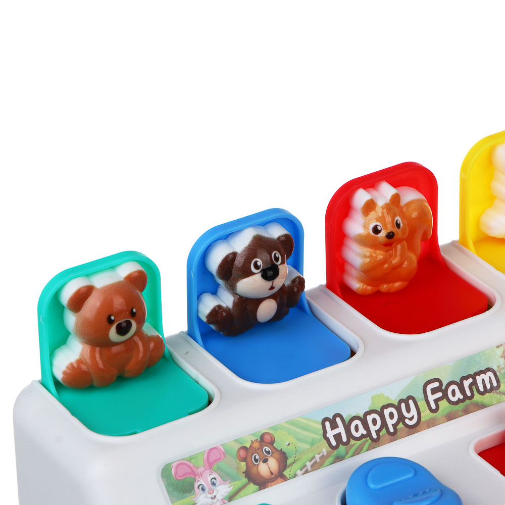 Развивающая игрушка сортер "Играем в прятки", ABS, 12,1х6х19,1см - #5