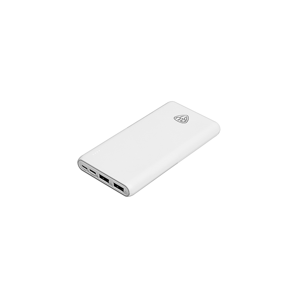 BY Аккумулятор мобильный, 10000 мАч, 2xUSB-A, 1xUSB-C, 1xMicro-USB, 10W, 2A, пластик, белый - #7