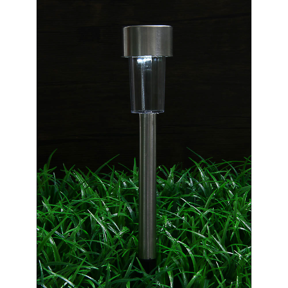 INBLOOM Фонарь на солнечной батарее, 30х4.7см, 1LED, белый, 1.2V 40mAh Ni-MH, пластик, нерж.сталь - #1