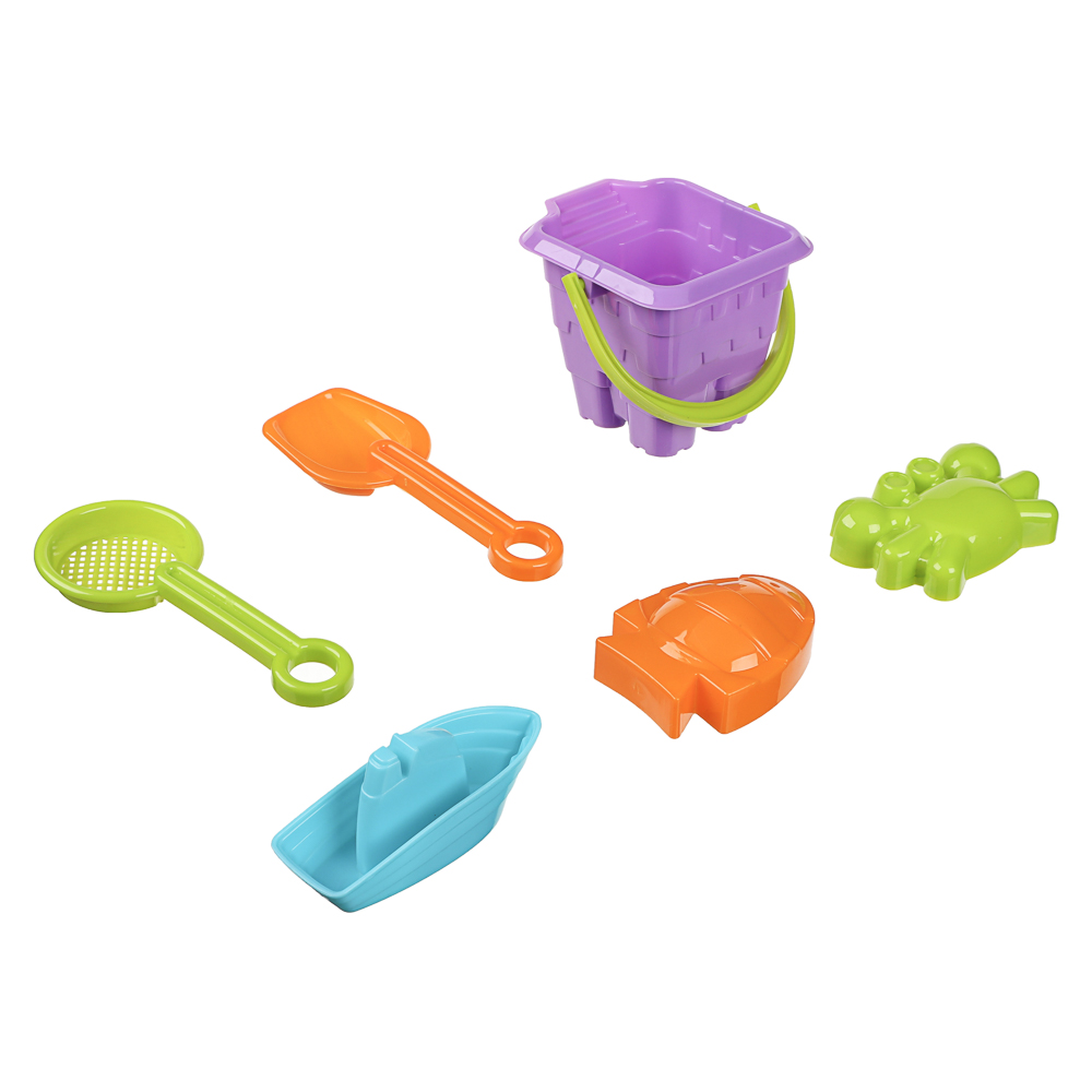 Набор для игры в песке, 6 предметов, ИГРОЛЕНД, для детей 3+ - #21