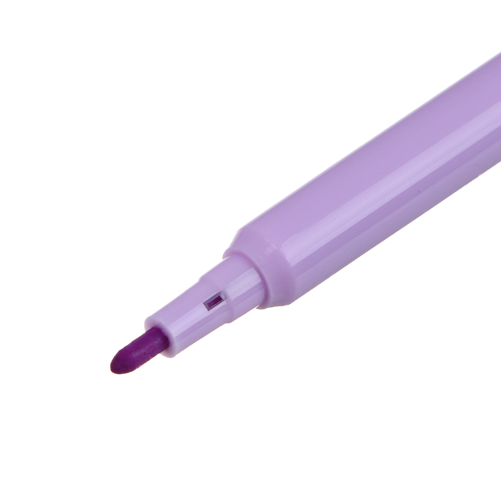 ClipStudio Фломастеры 6 цветов, с цветным вент.колпачком, 2 вида, ПВХ пенал с подвесом - #6