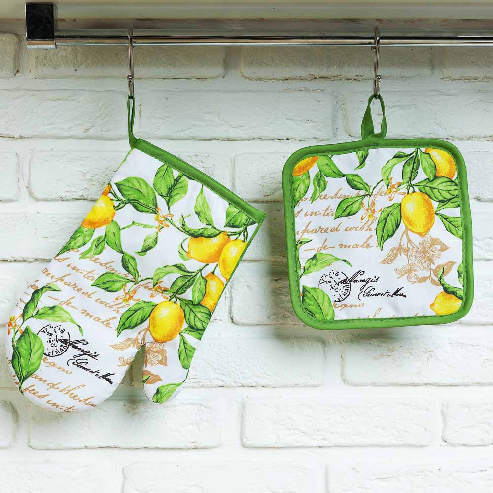 PROVANCE Ассорти Прихватка-варежка, полиэстер 27см, 3 дизайна - #5