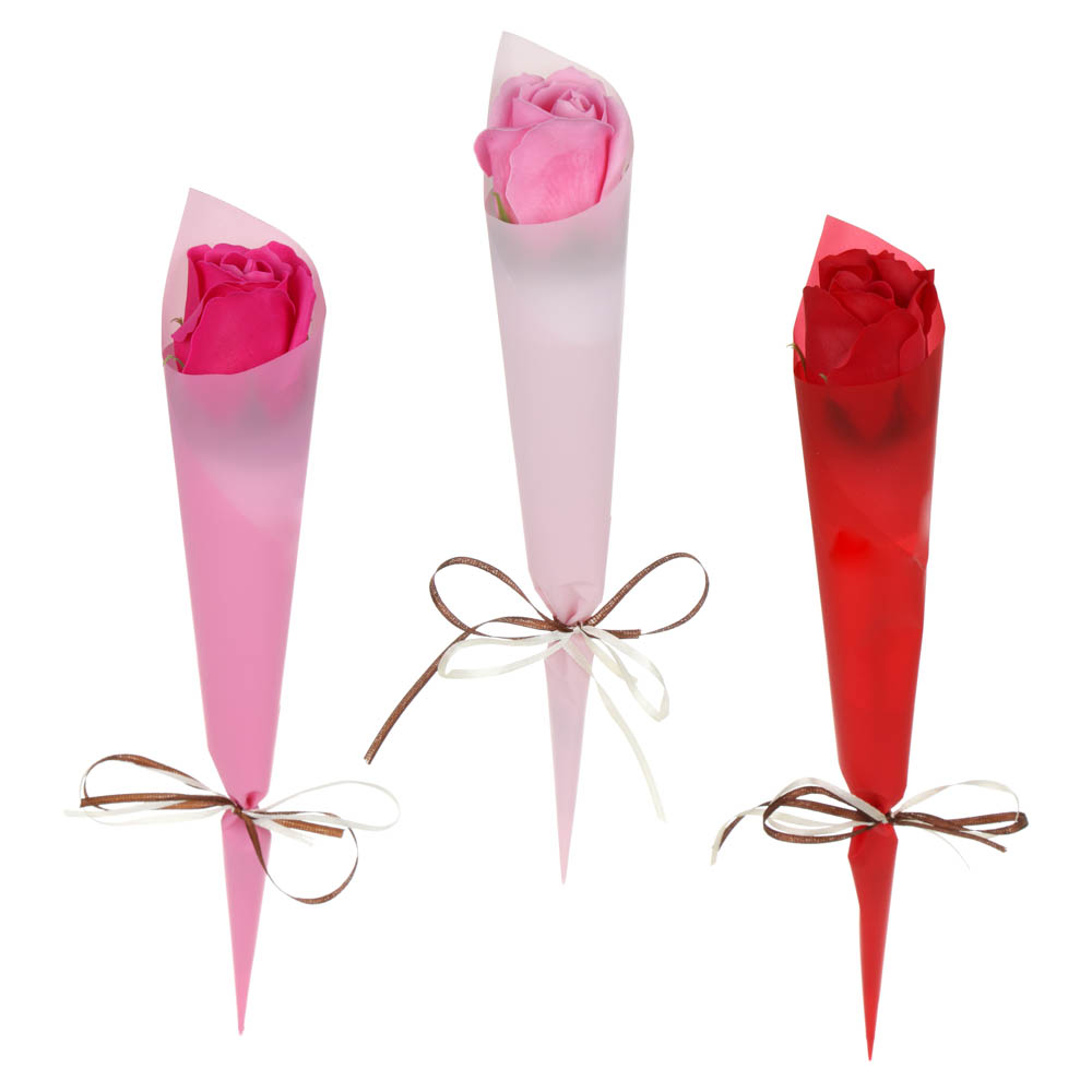 LADECOR Роза из мыльных лепестков, 3 цвета, арт 1 - #1