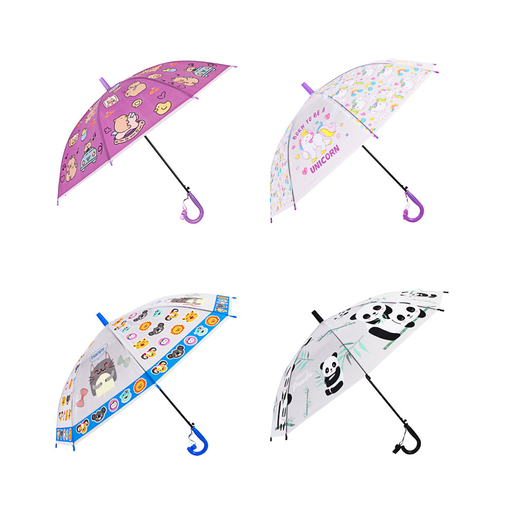 Зонт-трость детский, диаметр 82 см, 8 спиц, металл, пластик, ЭВА - #1