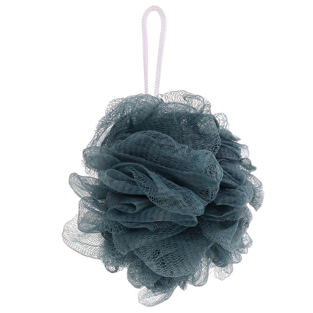 ЮL Мочалка шар роза с подвесом, полиэтилен, 40гр, 5-6 цветов, МС24-03 - #8