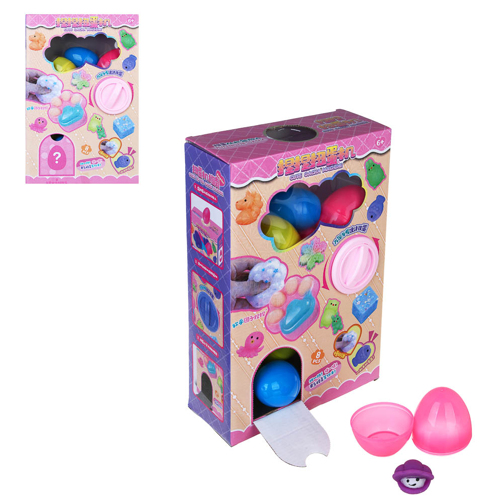 Игрушка сюрприз "Мялки в яйцах", 8 штук, 37,5х10,5х24,5см, TPR, PVC - #1