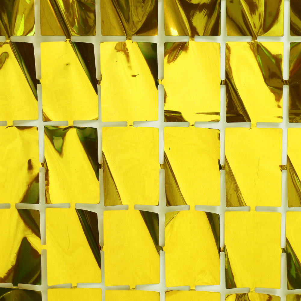 Набор для фотозоны тм Fntastic: занавес-фон 1x2 м, шарик, фольга, золото, серебро - #6