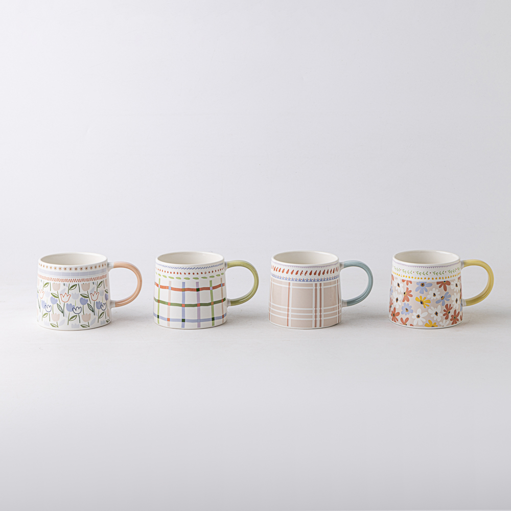 Кружка Лето тм MILLIMI, 380мл, 4 дизайна, фарфор - #1