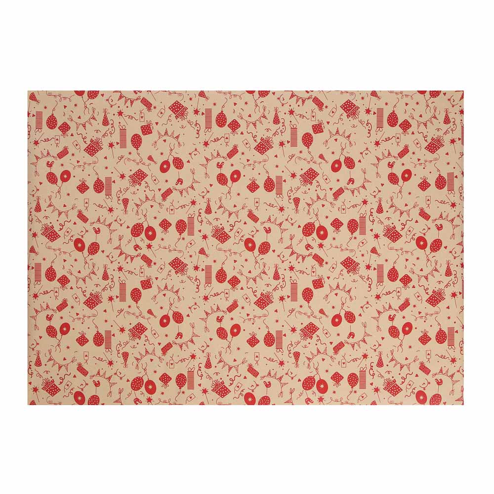 Бумага тм Fntastic подарочная, 70x100 см, 70 г односторонняя, 6 диз., арт.7 - #2