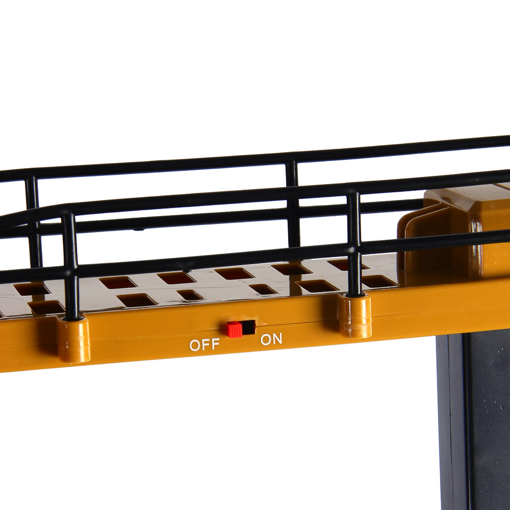 ИГРОЛЕНД Кран радиоуправляемый, 4-х канальный, свет, АКБ, USB, 2хАА, ABS, 41х21,5х18 см - #15