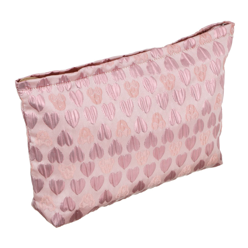 Шкатулка, 26x5,5x18 см, цвет розовый, полиэстер - #1