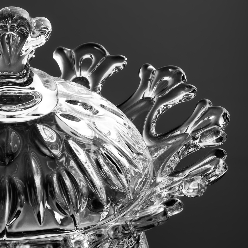 VETTA Конфетница с крышкой 260мл, 16.5х12см, стекло - #14