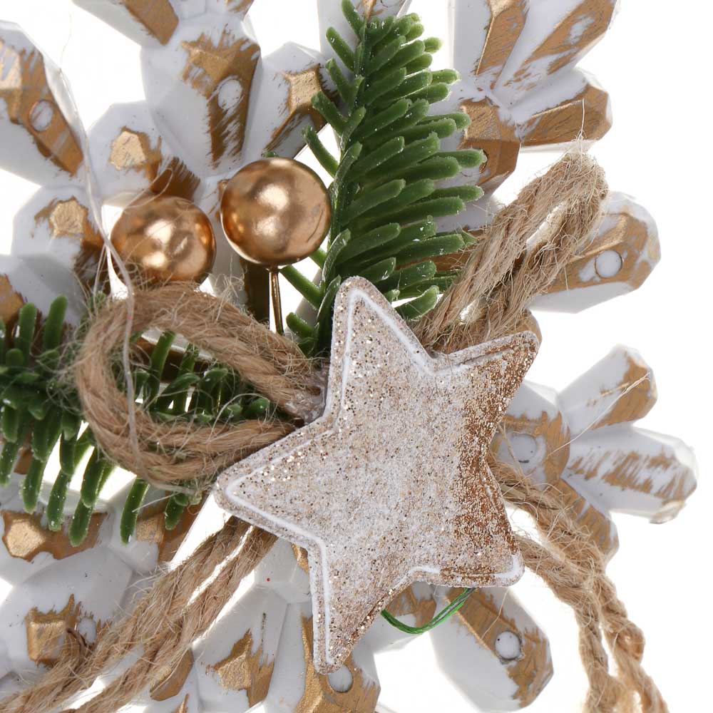 СНОУ БУМ Снежинка, 11,5 см, пластик, 26-630 - #3