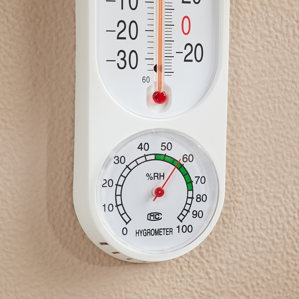 VETTA Термометр вертикальный, измерение влажности воздуха, 23x7см, пластик, блистер - #10