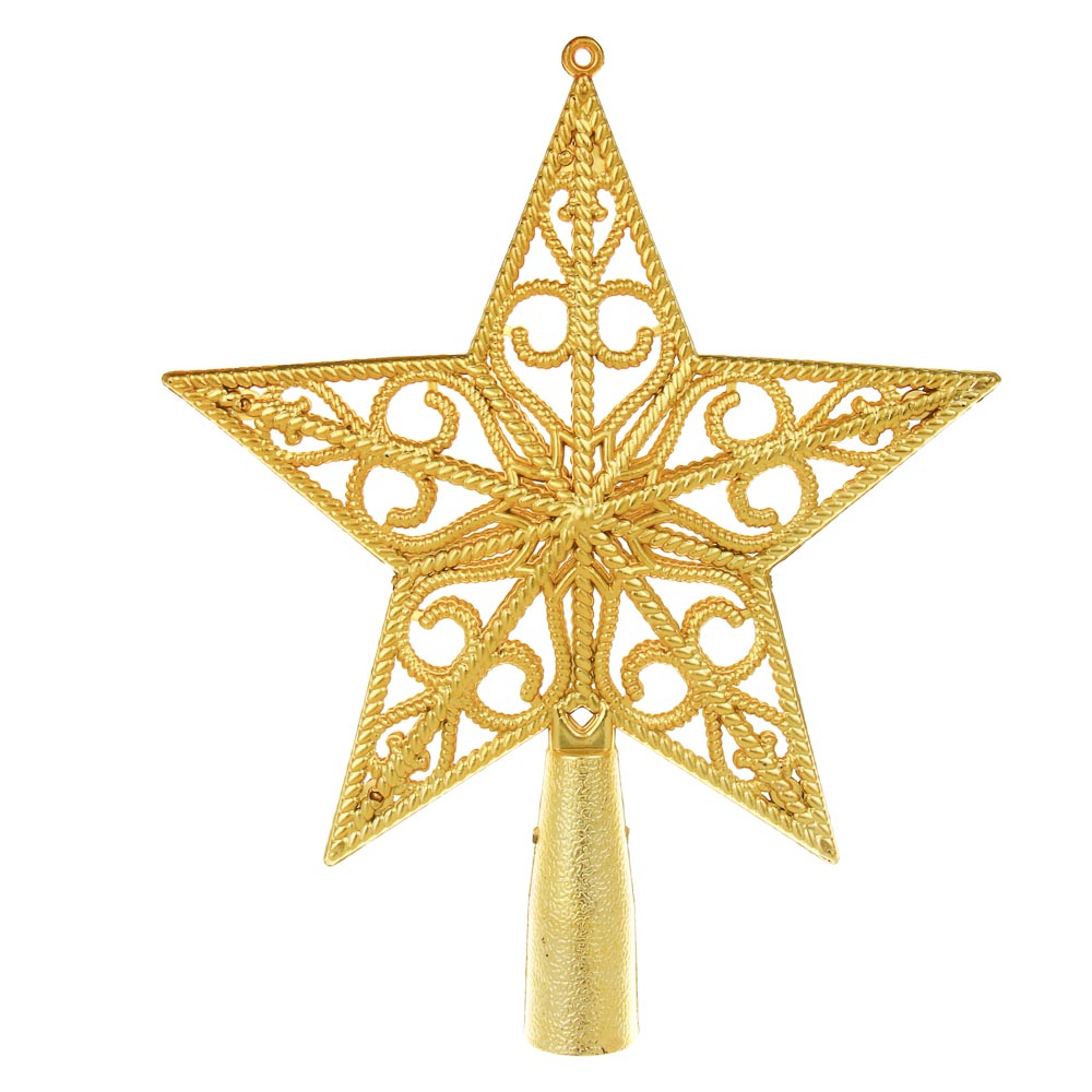 СНОУ БУМ Звезда на елку, 17,5 см, пластик, 26-767 - #1