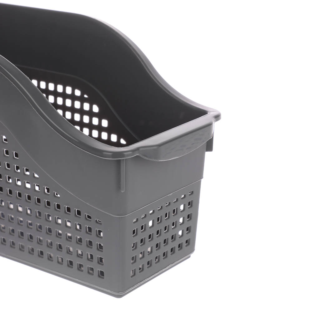 Контейнер Лофт хозяйственный на колесах узкий 355х130х170 мм белый - #8