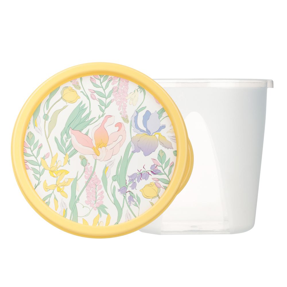 Ботаника Набор контейнеров круглых 0,6л+1,0л, пластик, 3 цвета - #6